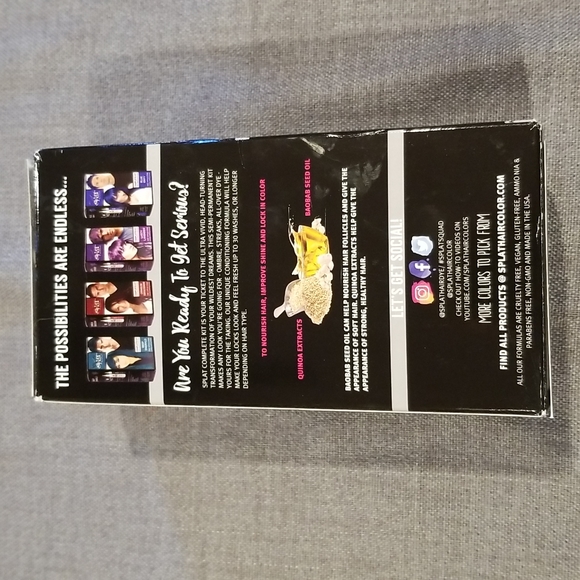 *New Splat Complete Kit, Sinful Silver, Semi-Permanent Gray Hair Dye with… - Picture 3 of 6